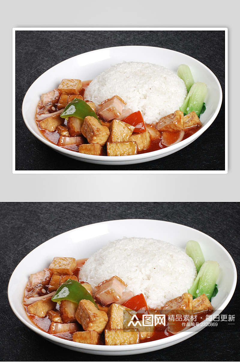 豆腐火腩饭图片素材