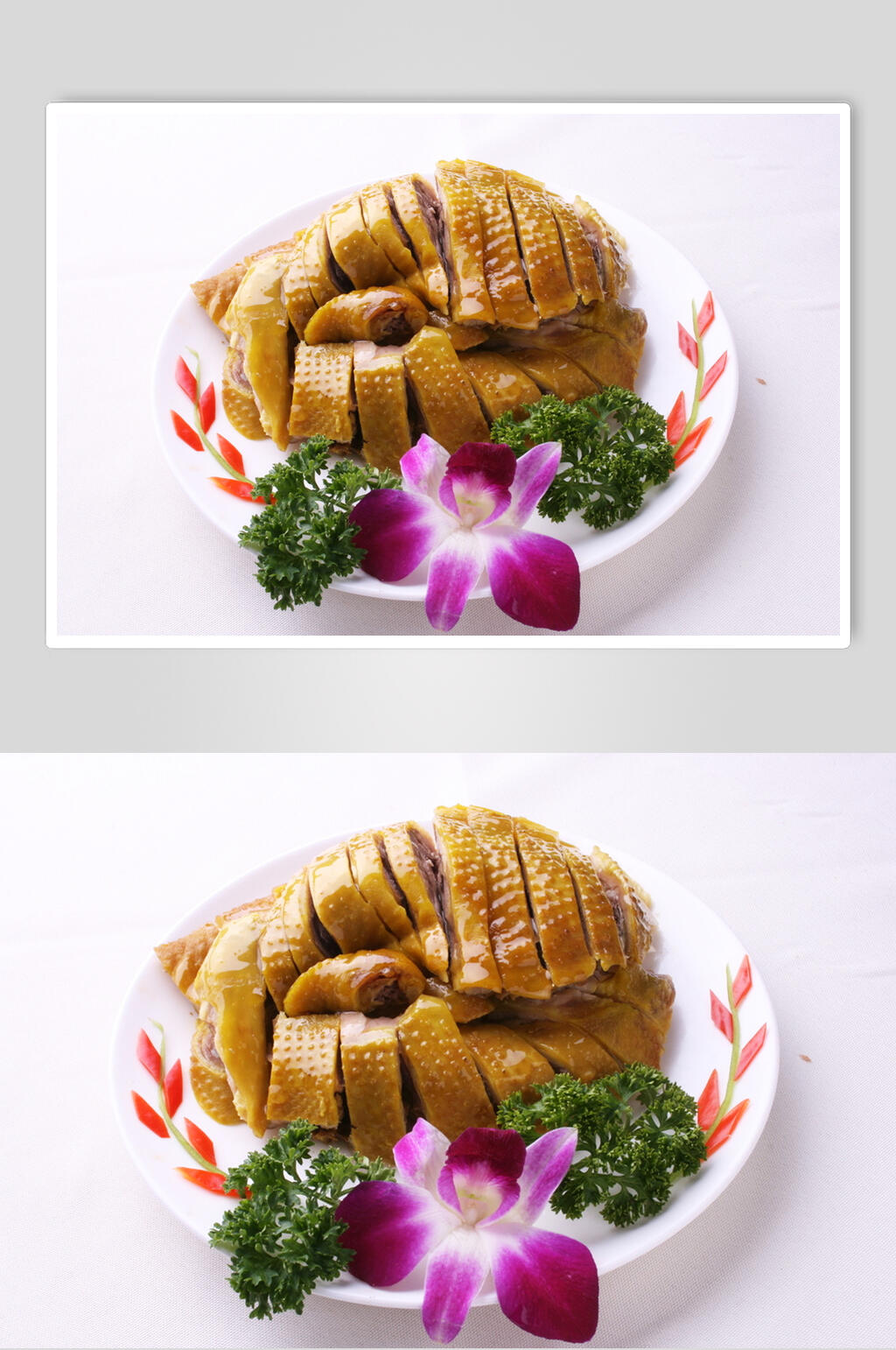 富贵飘香鸡食品摄影图片素材