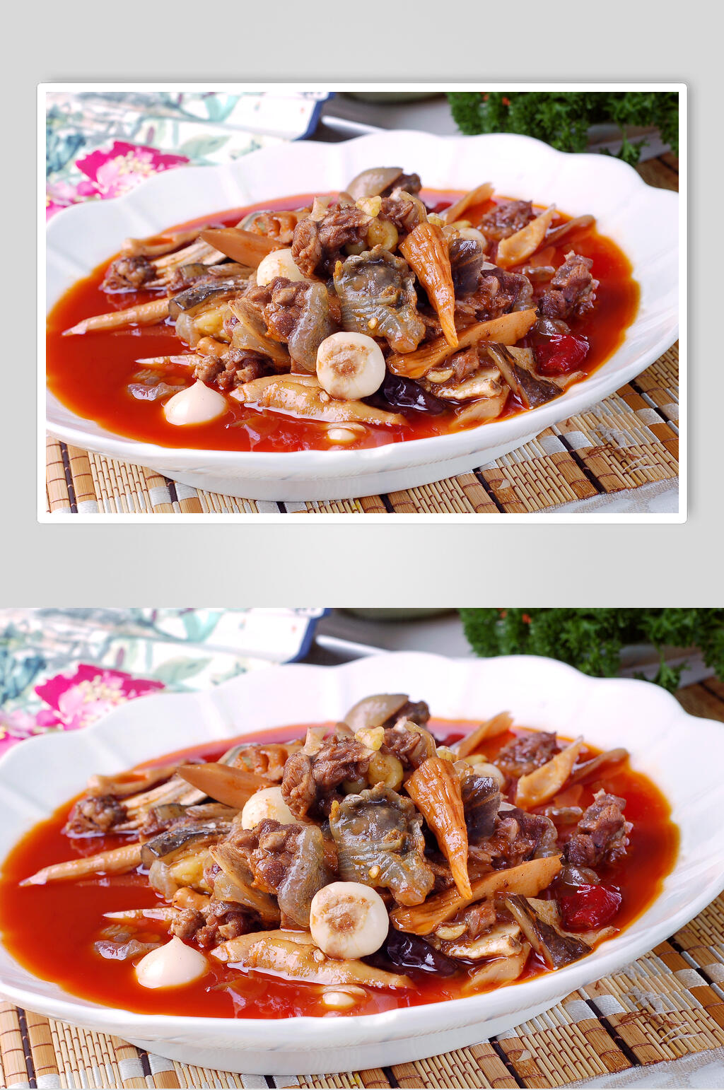 鲜香美味河鲜干烧甲鱼摄影图片素材