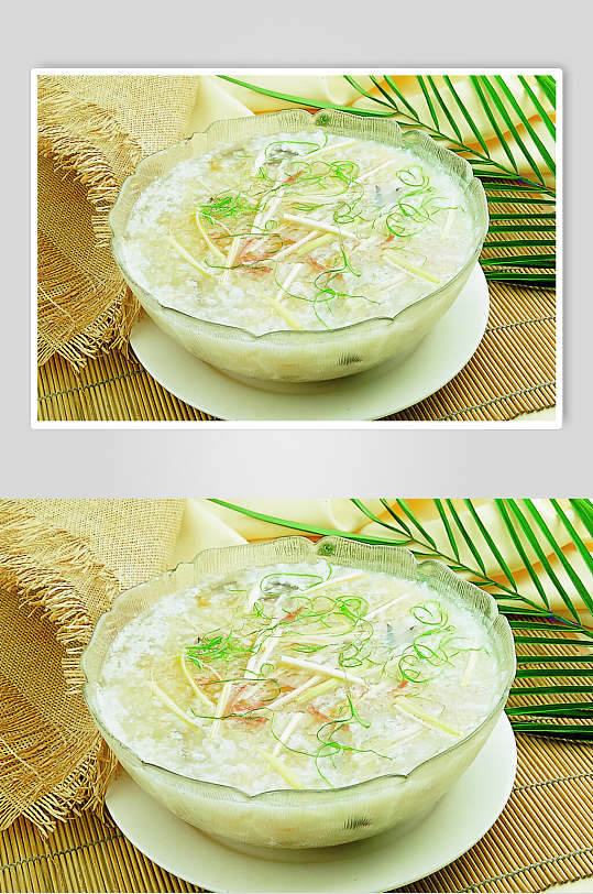 鸡丝鱼肚羹食物摄影图片