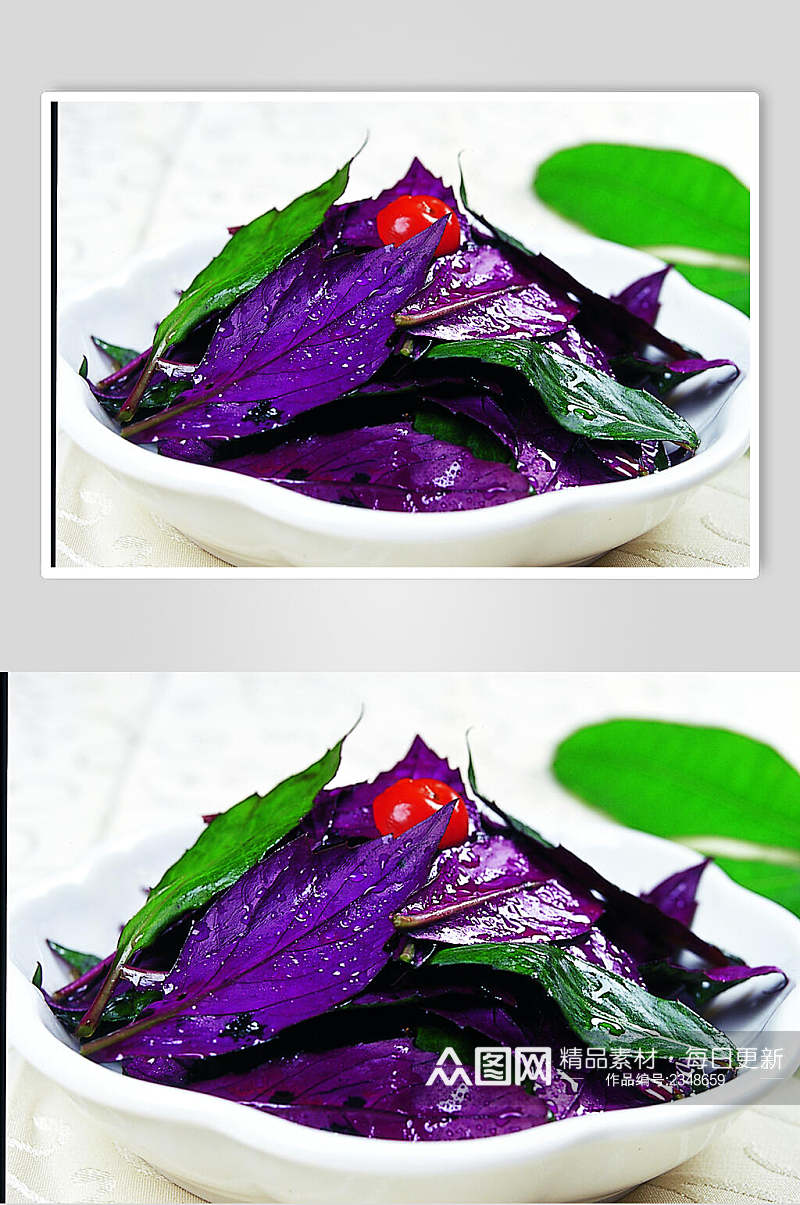 老醋天葵食品摄影图片素材