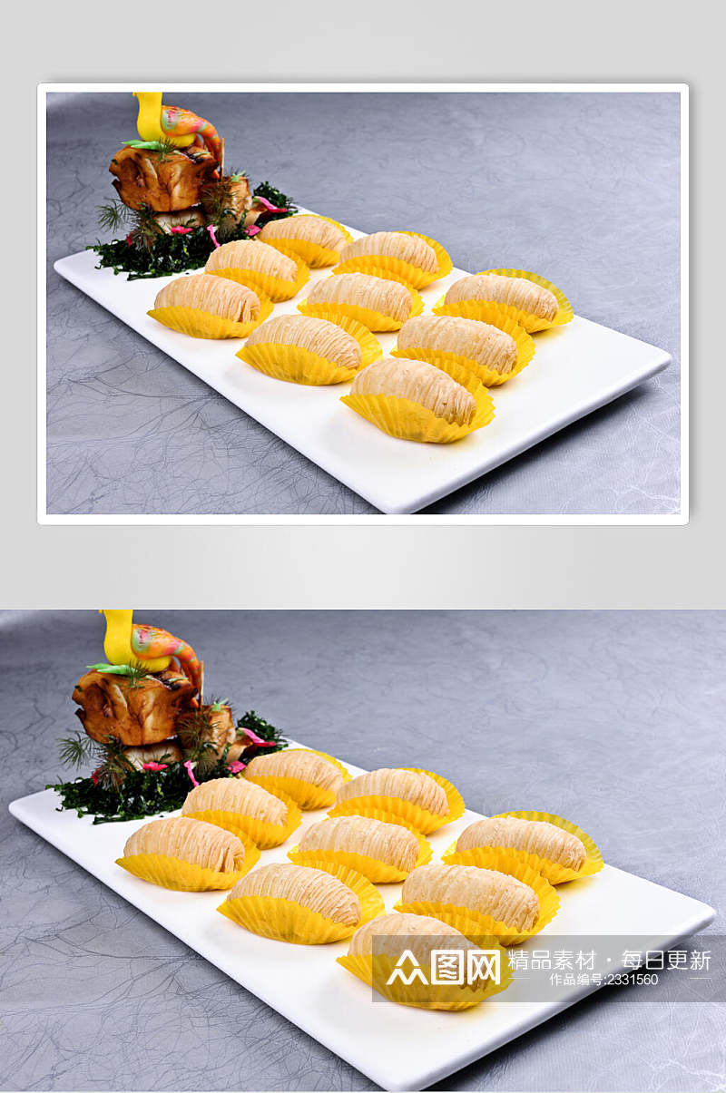 金牌萝卜酥食物高清图片素材