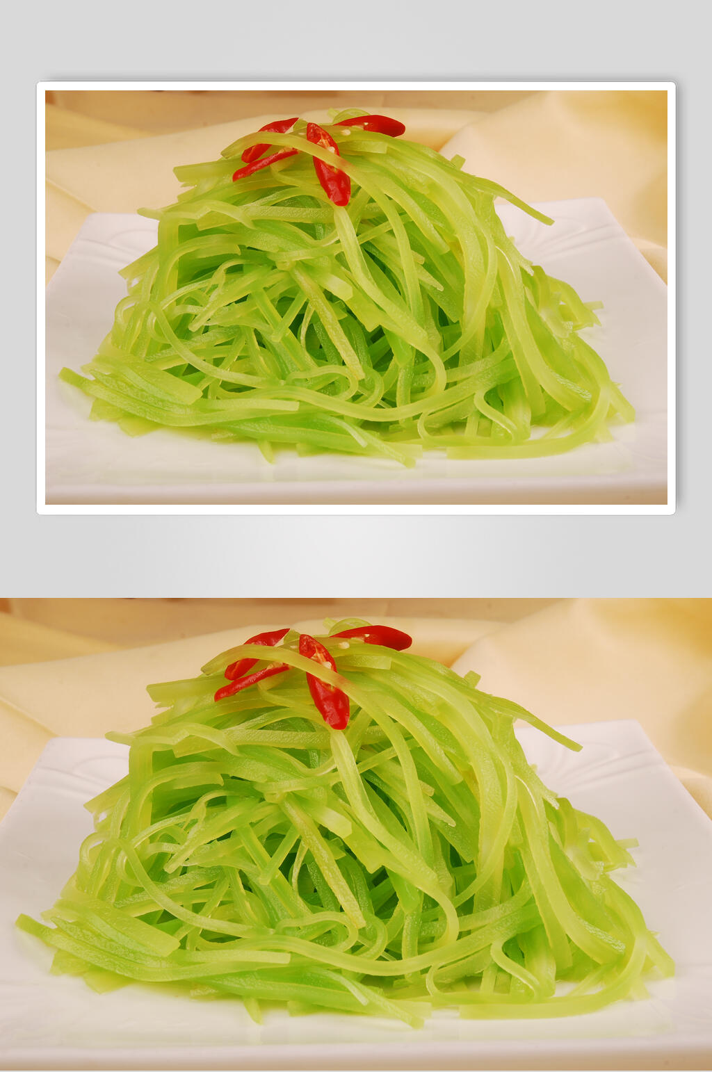 美味清炒笋丝图片素材
