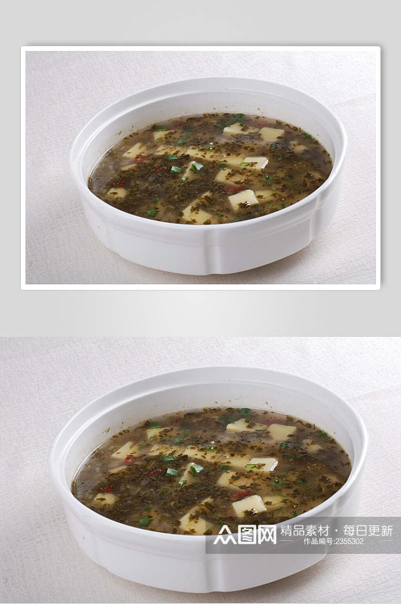 酸菜浆水搅团餐饮图片素材
