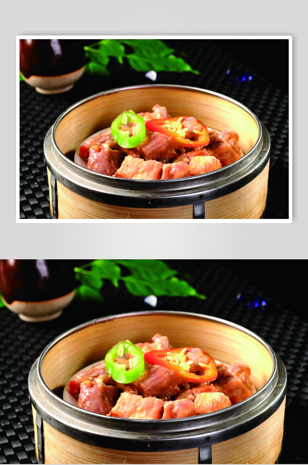 招牌豉汁蒸排骨餐饮食品图片素材