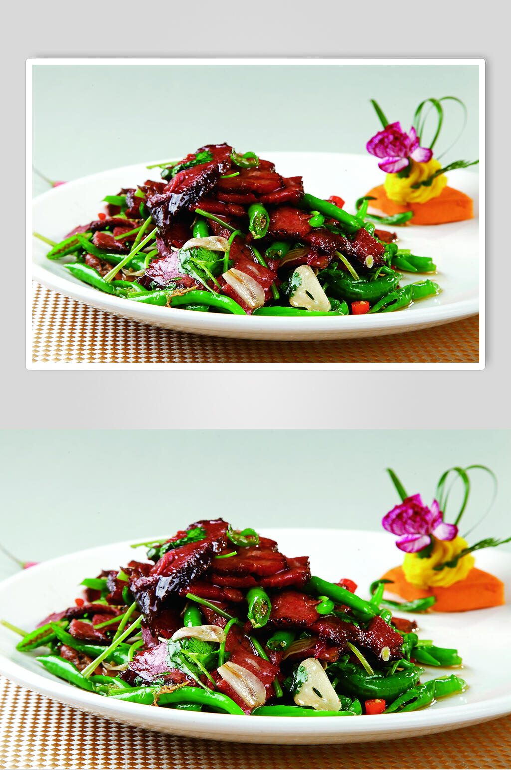 美味小炒牛腱图片素材