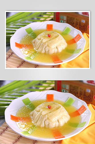 山珍鸡汁竹荪美食图片