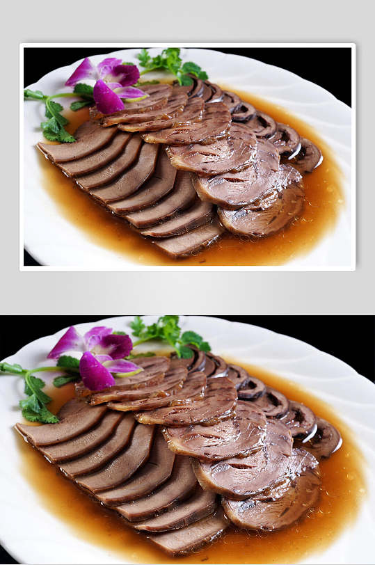 特色美食凉卤水拼盘食品摄影图片