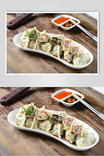 饺子食物摄影图片