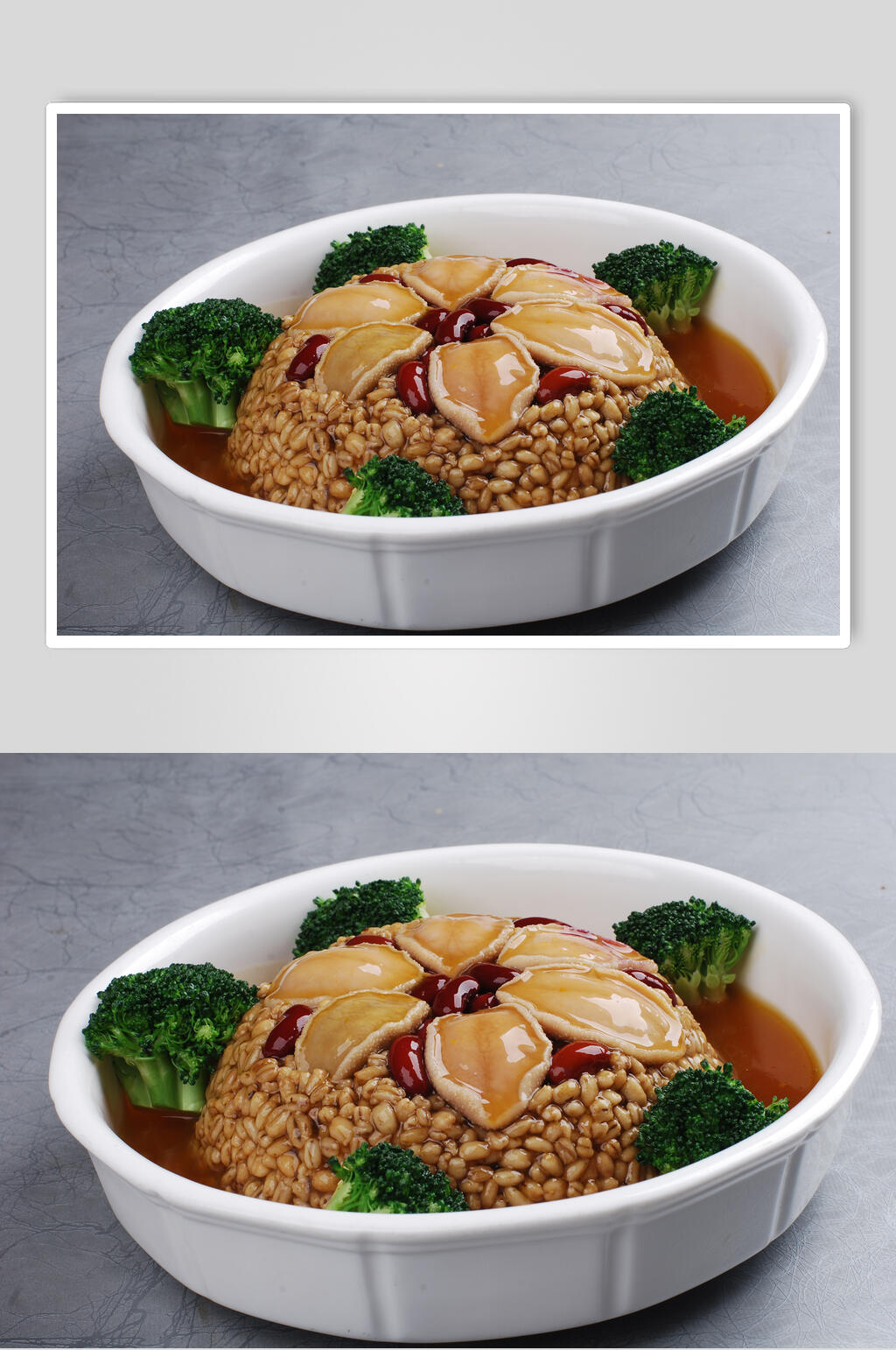 养生麦仁珍珠鲍浓香味食品图片素材
