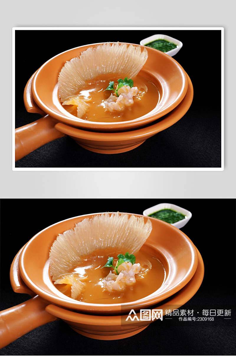 粤泰式沙煲翅图片素材