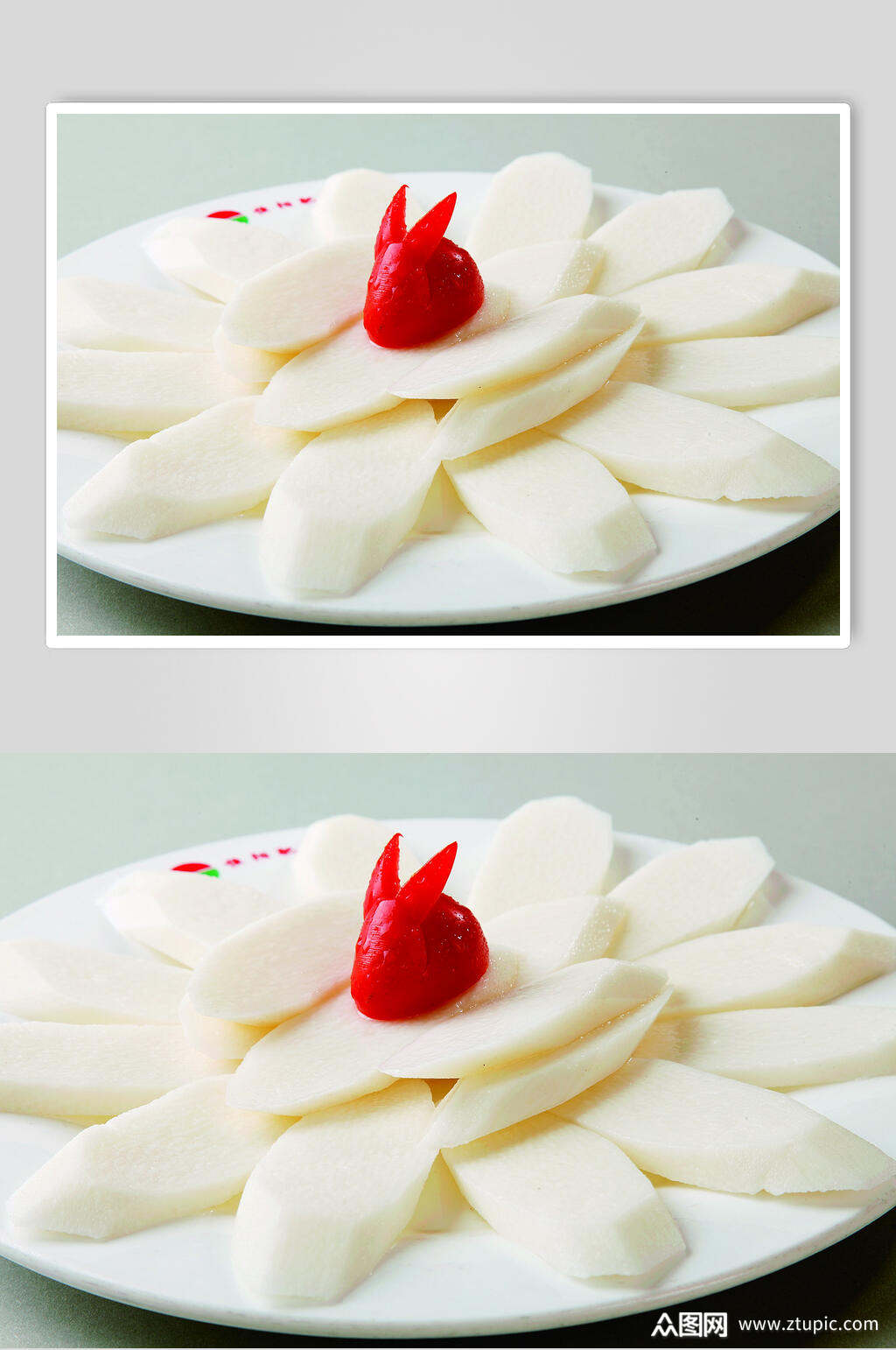 新鲜美味山药片图片素材