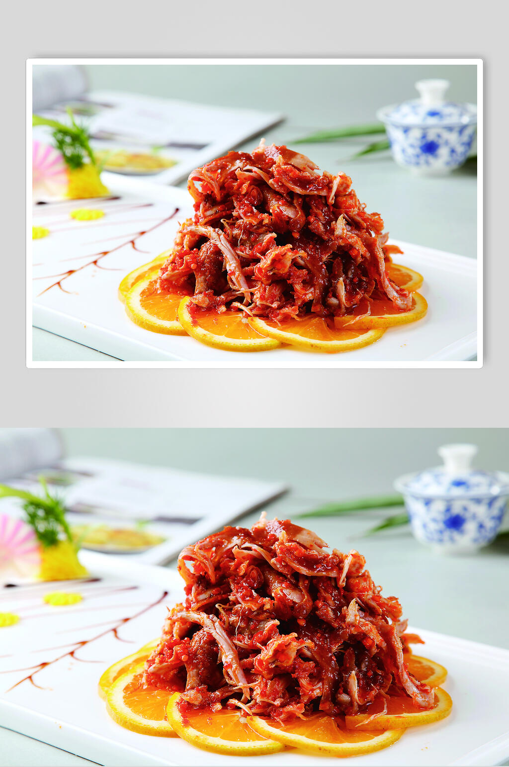 招牌香麻手撕兔餐饮食品图片素材
