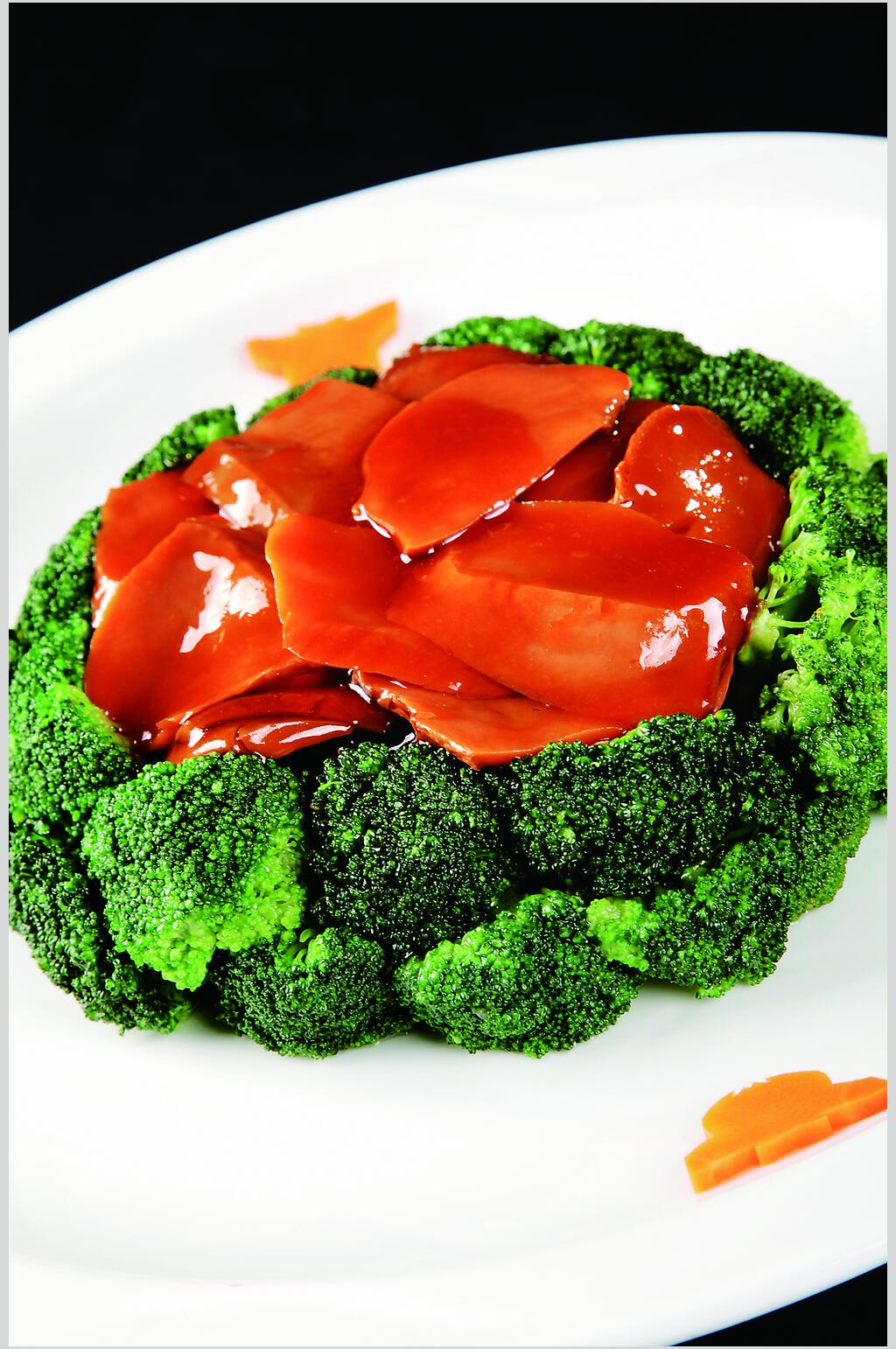 鲍汁百灵菇食品高清图片素材