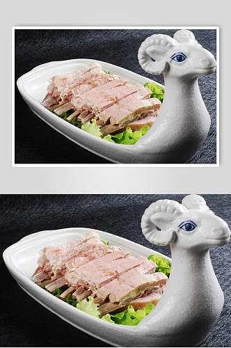 创意手抓羊肉食品摄影图片