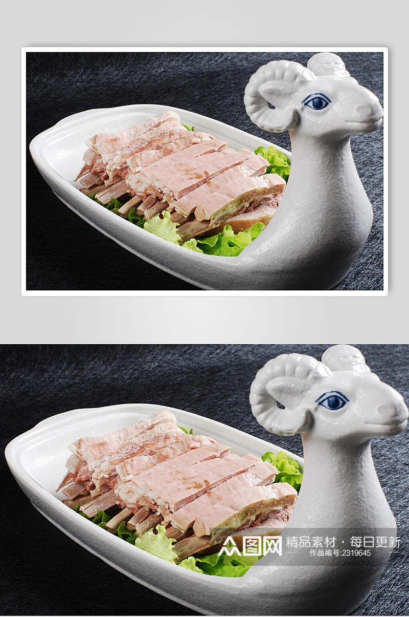 创意手抓羊肉食品摄影图片素材