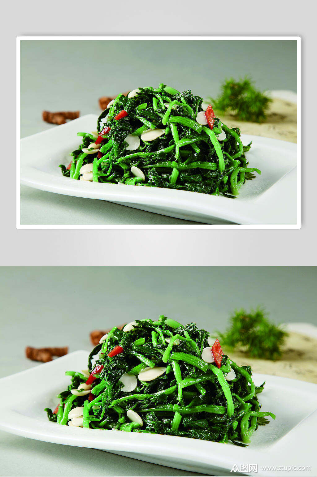 特色杏仁山野菜食物摄影图片素材