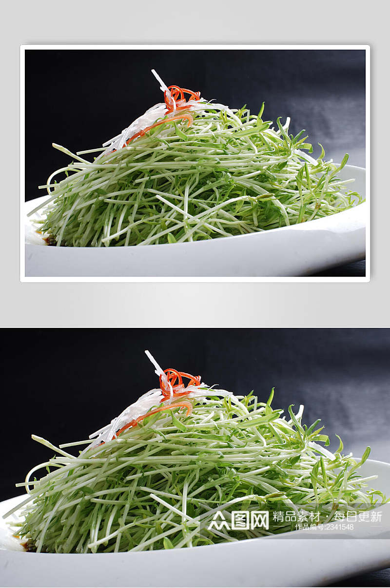 白灼松柳食品摄影图片素材