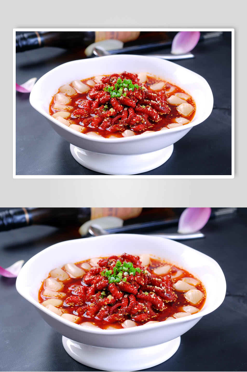 麻辣八爪鱼摄影图片素材