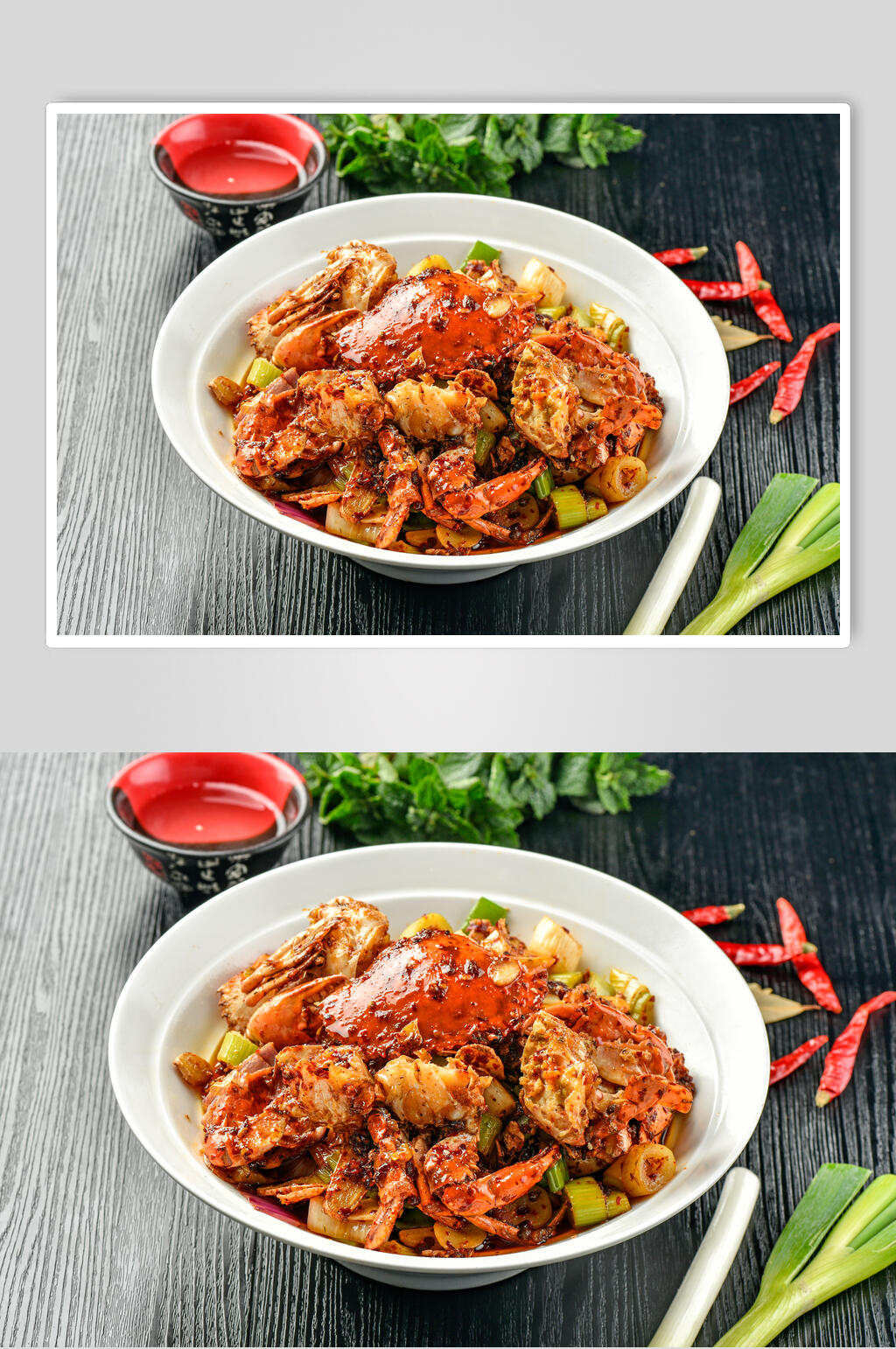 招牌湘菜香辣蟹餐饮摄影图片素材