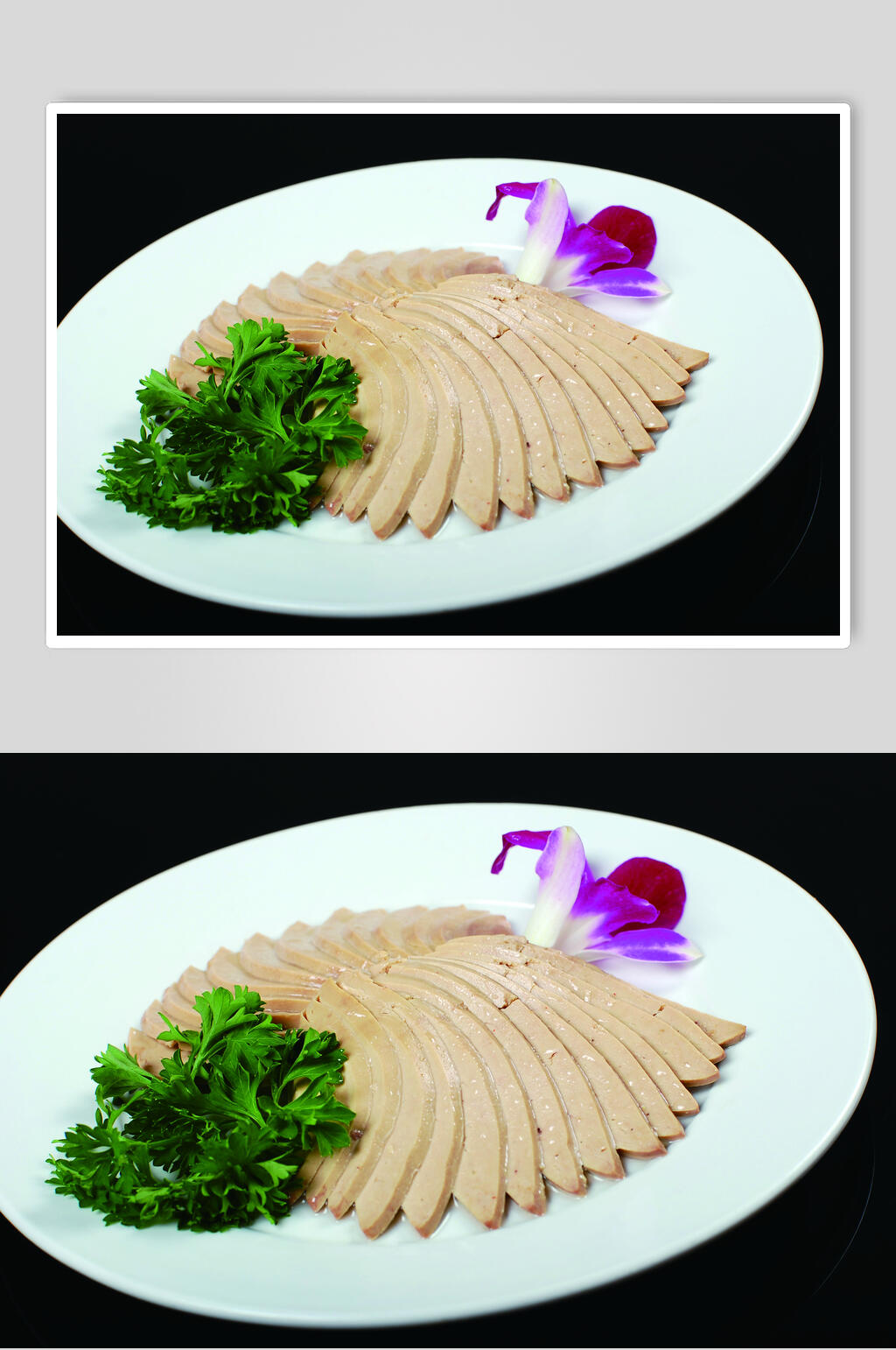 招牌盐水鸭肝食物图片素材