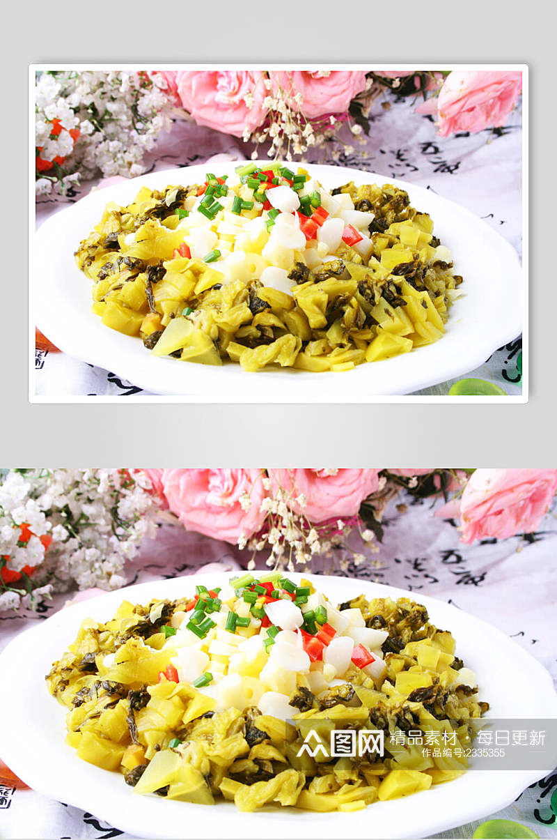 酸菜玉笋餐饮食物图片素材