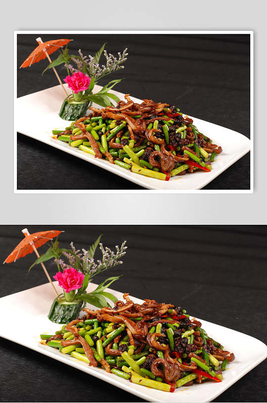 老干妈炒肚丝餐饮食品图片