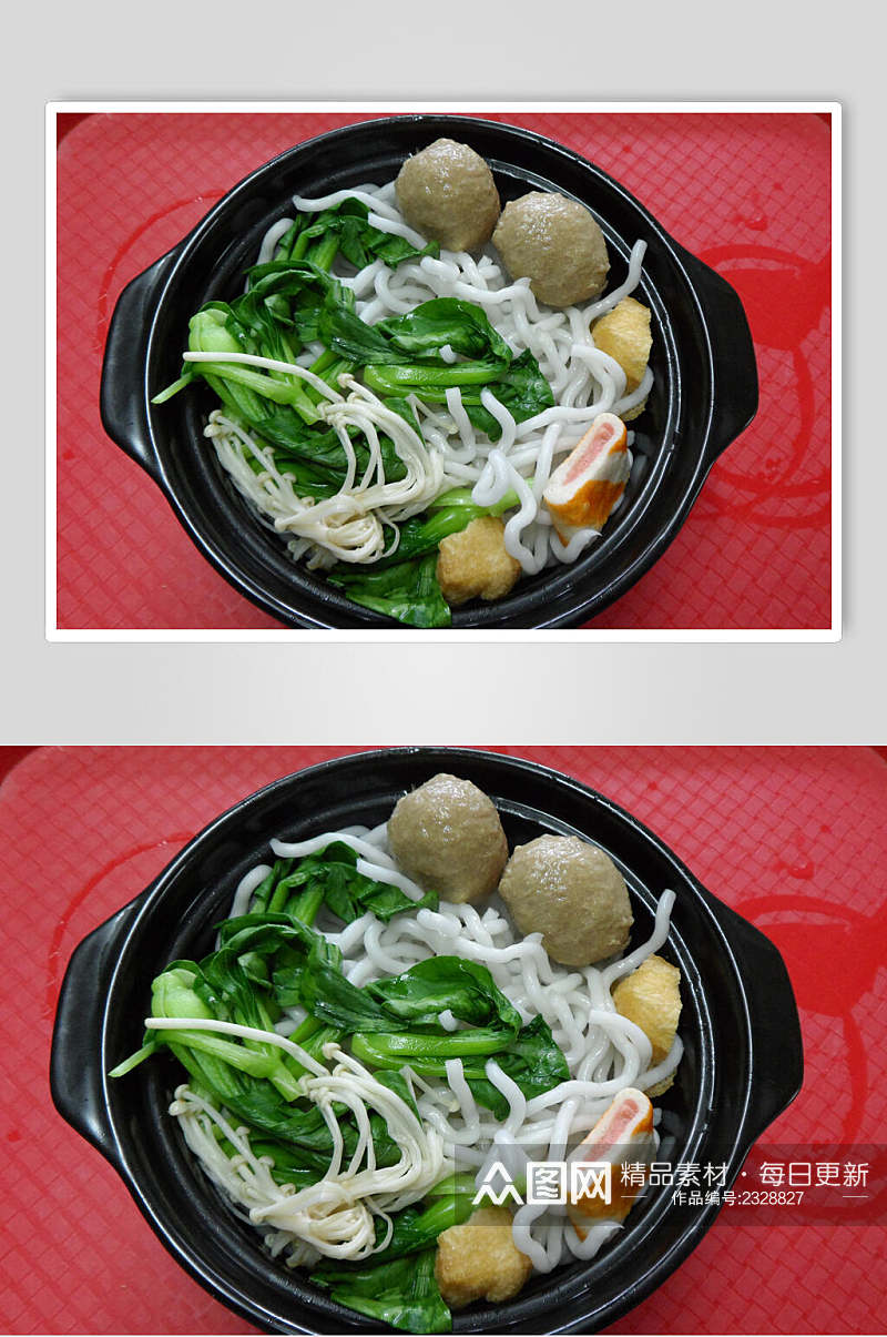 招牌砂锅米线食品图片素材