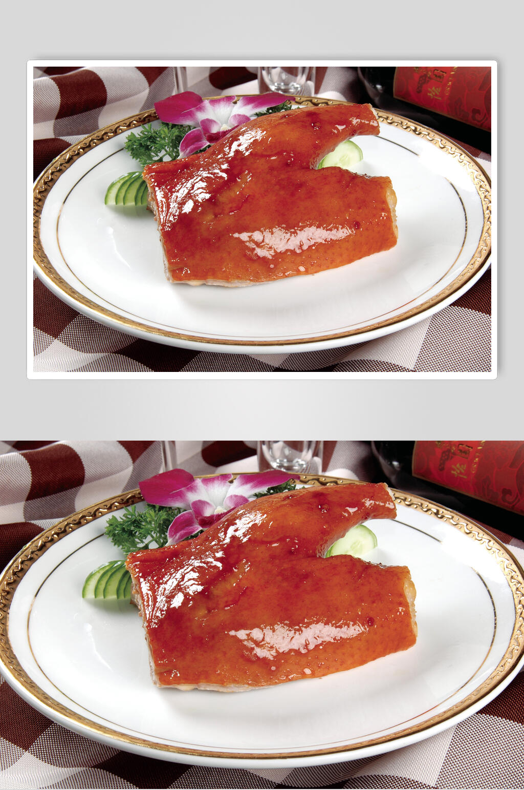 飘香美味一品酱鸭食物高清图片素材