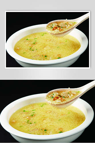 小米海参养生粥食品图片