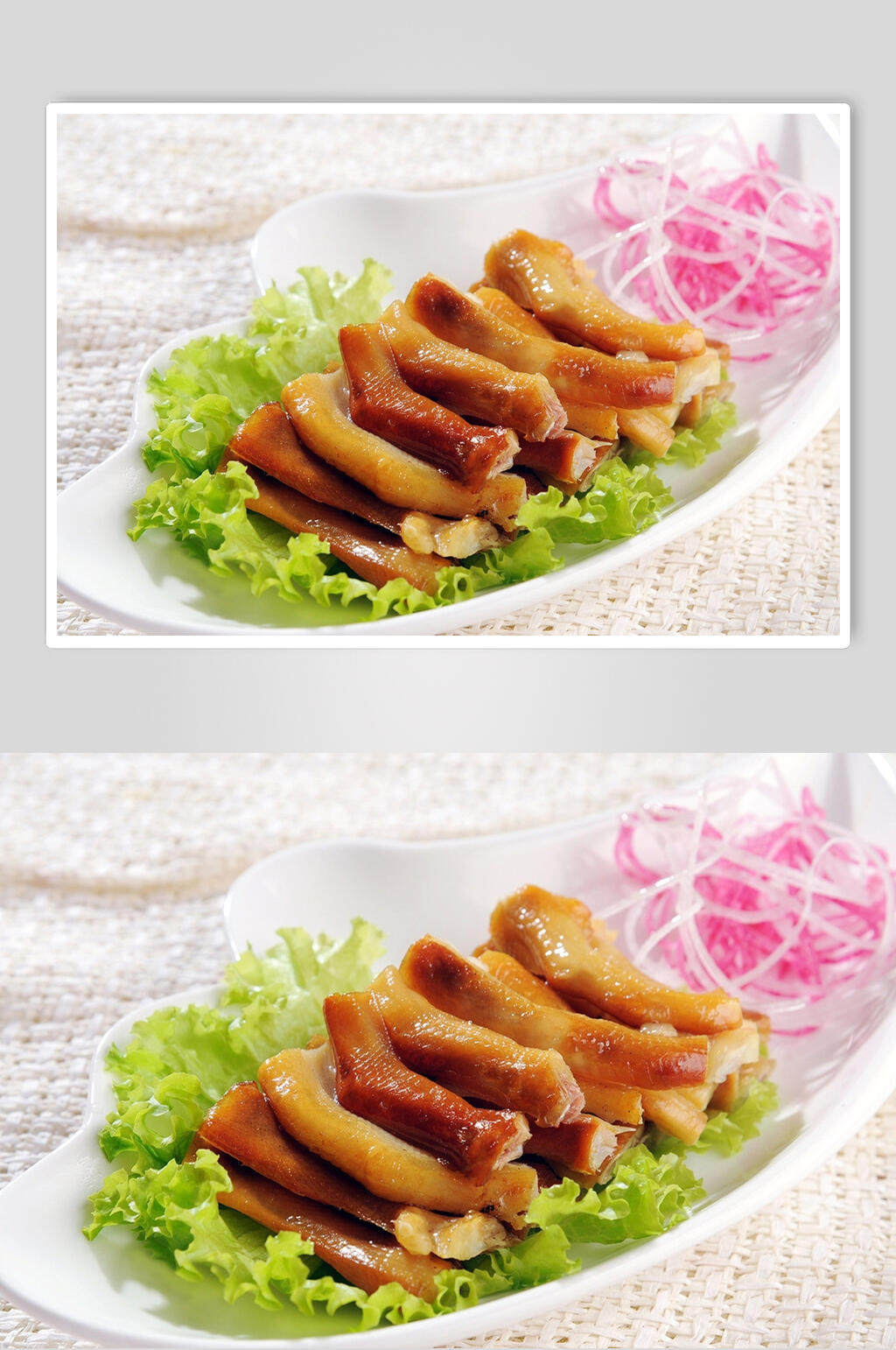 凉菜鸭掌美食图片素材