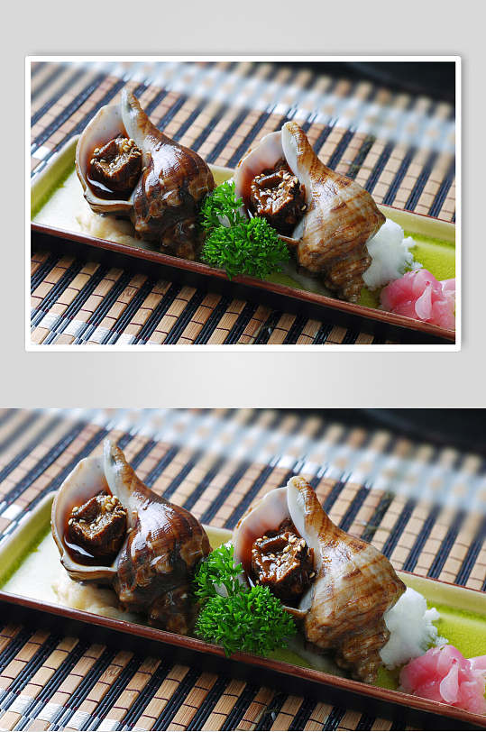 招牌精品海螺矶煮食品摄影图片-众图网