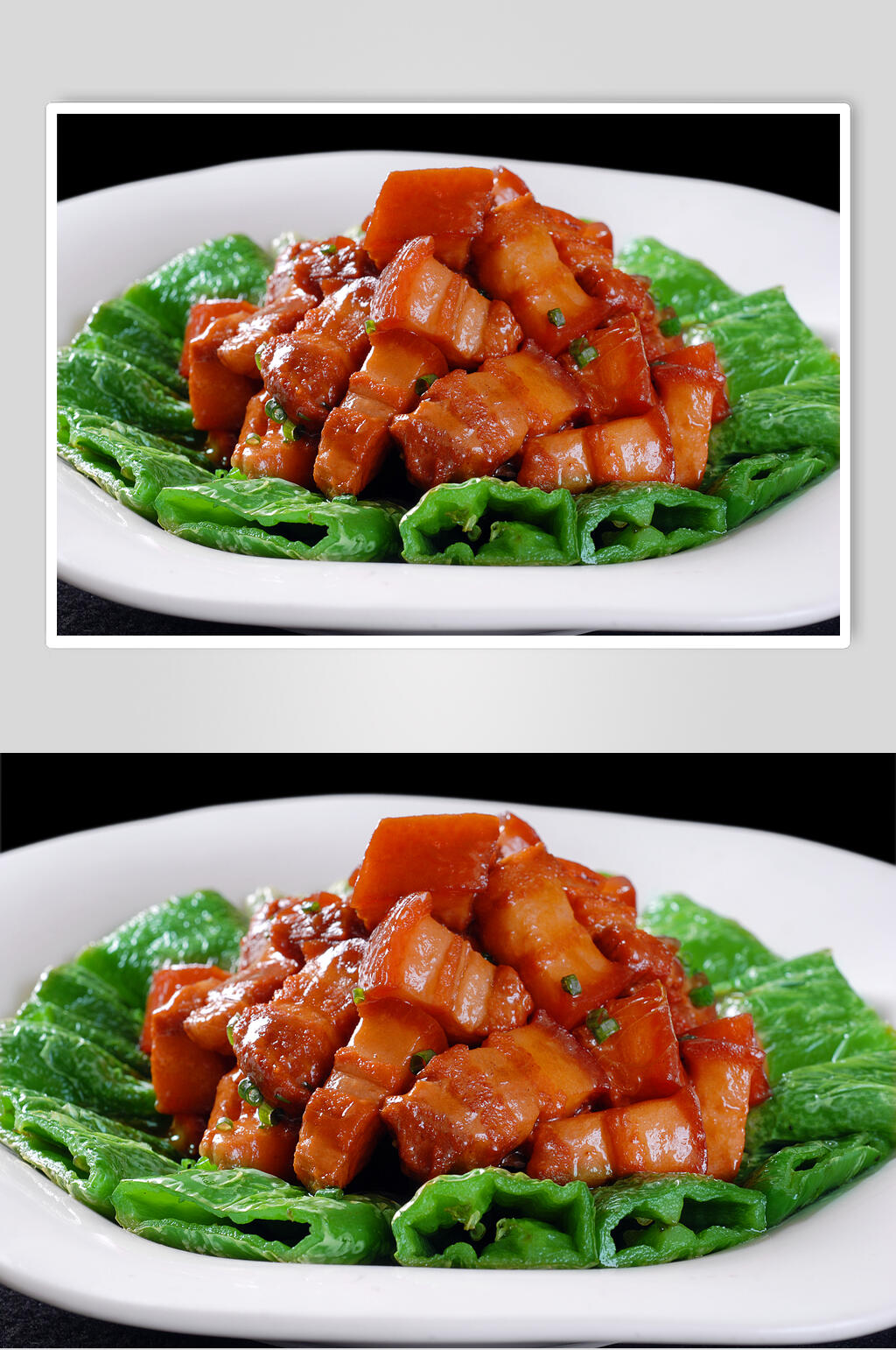 虎皮椒烧肉餐饮高清图片素材