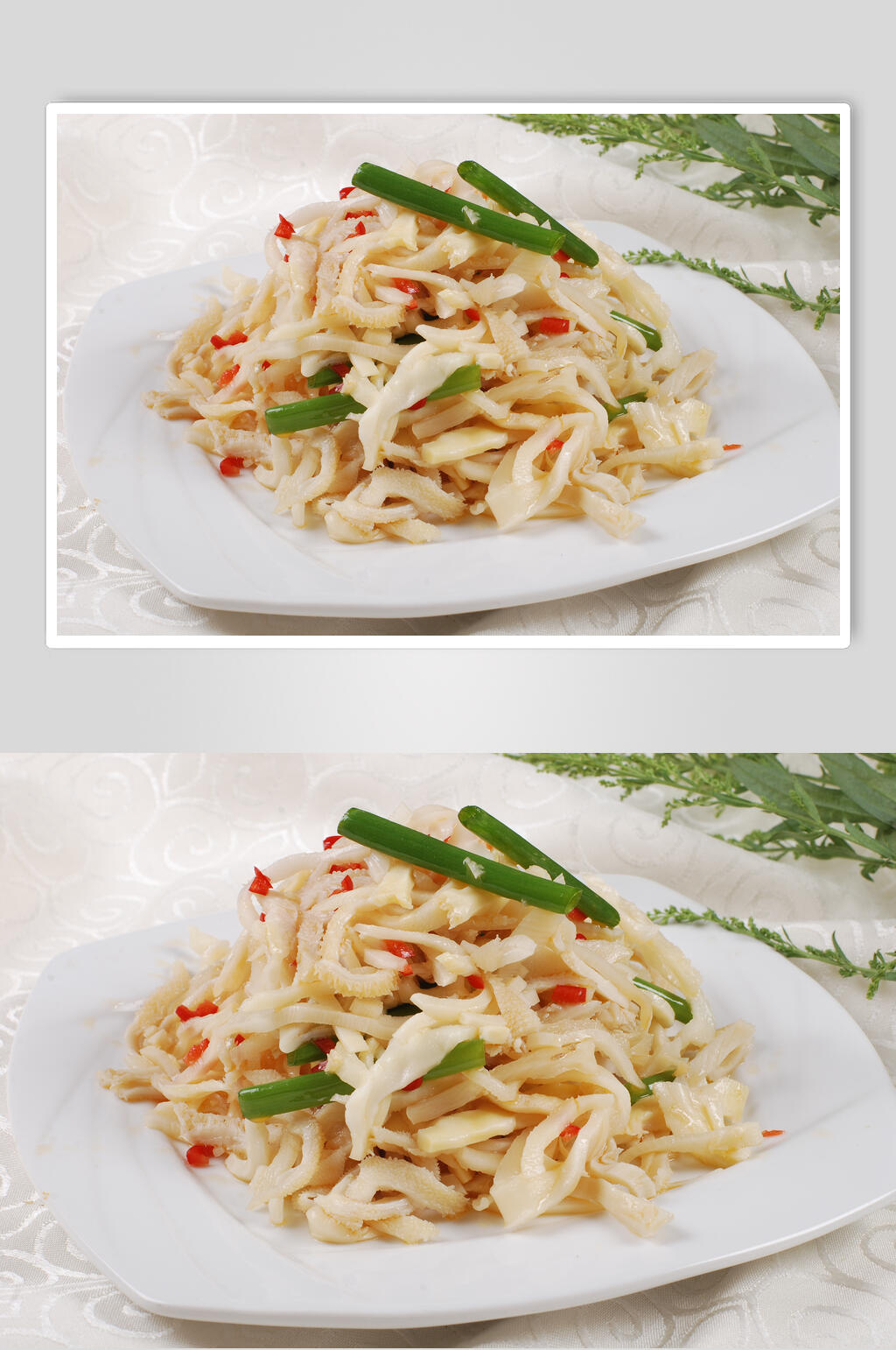 肚丝拌笋尖餐饮食物图片素材