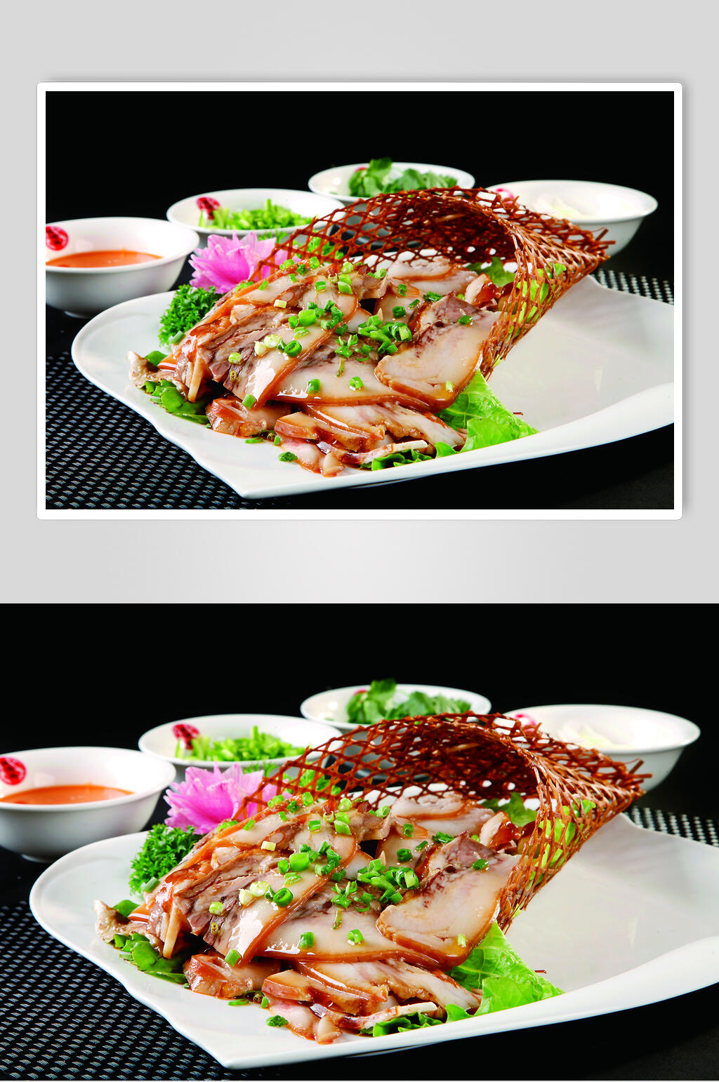 农家猪头肉图片素材