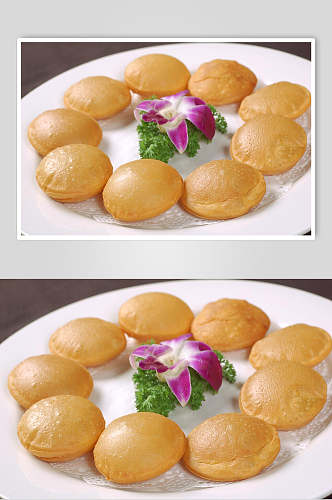 鲜香玉米煎饼食物图片