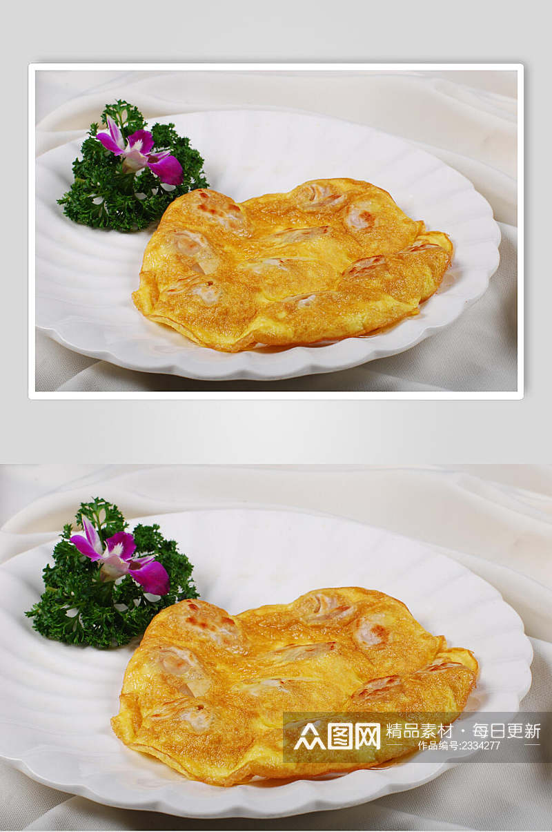 鸡蛋馄饨饼图片素材