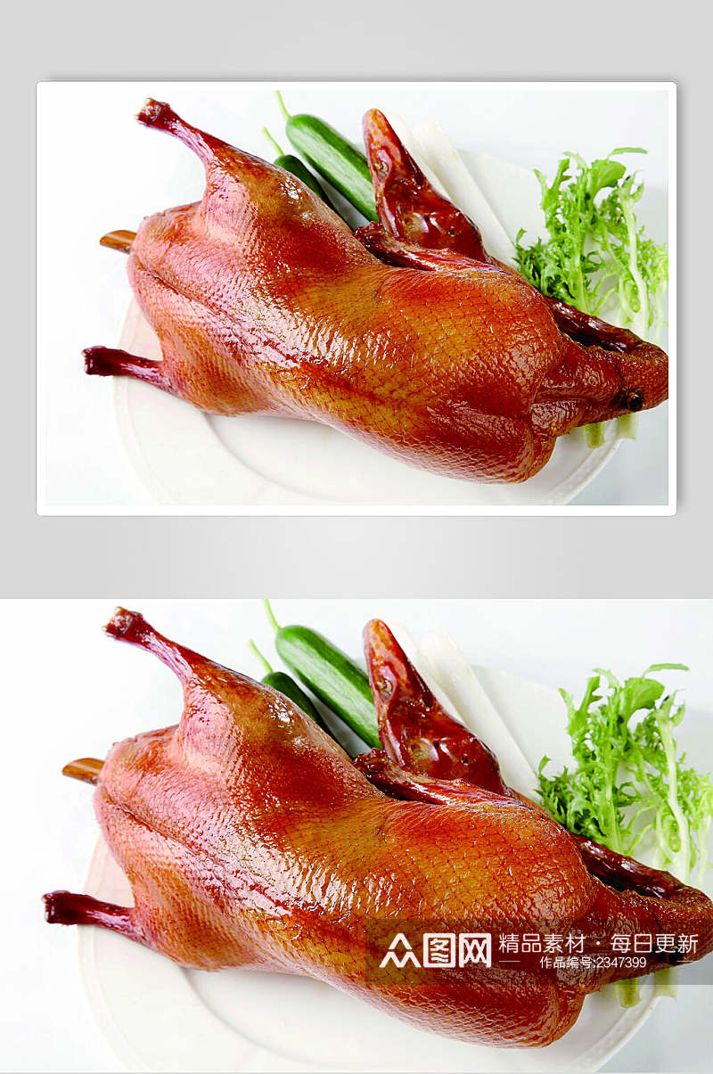 北京果木烤鸭食品高清图片素材
