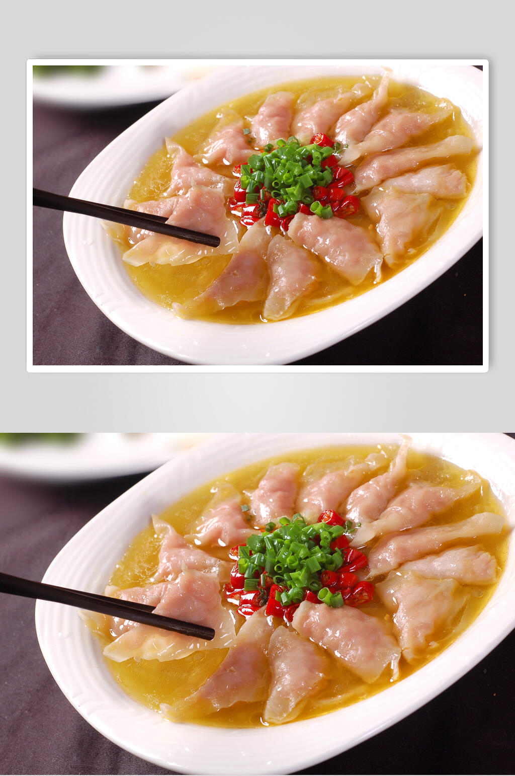 萝卜丝鱼皮饺咸鲜味食物高清图片素材