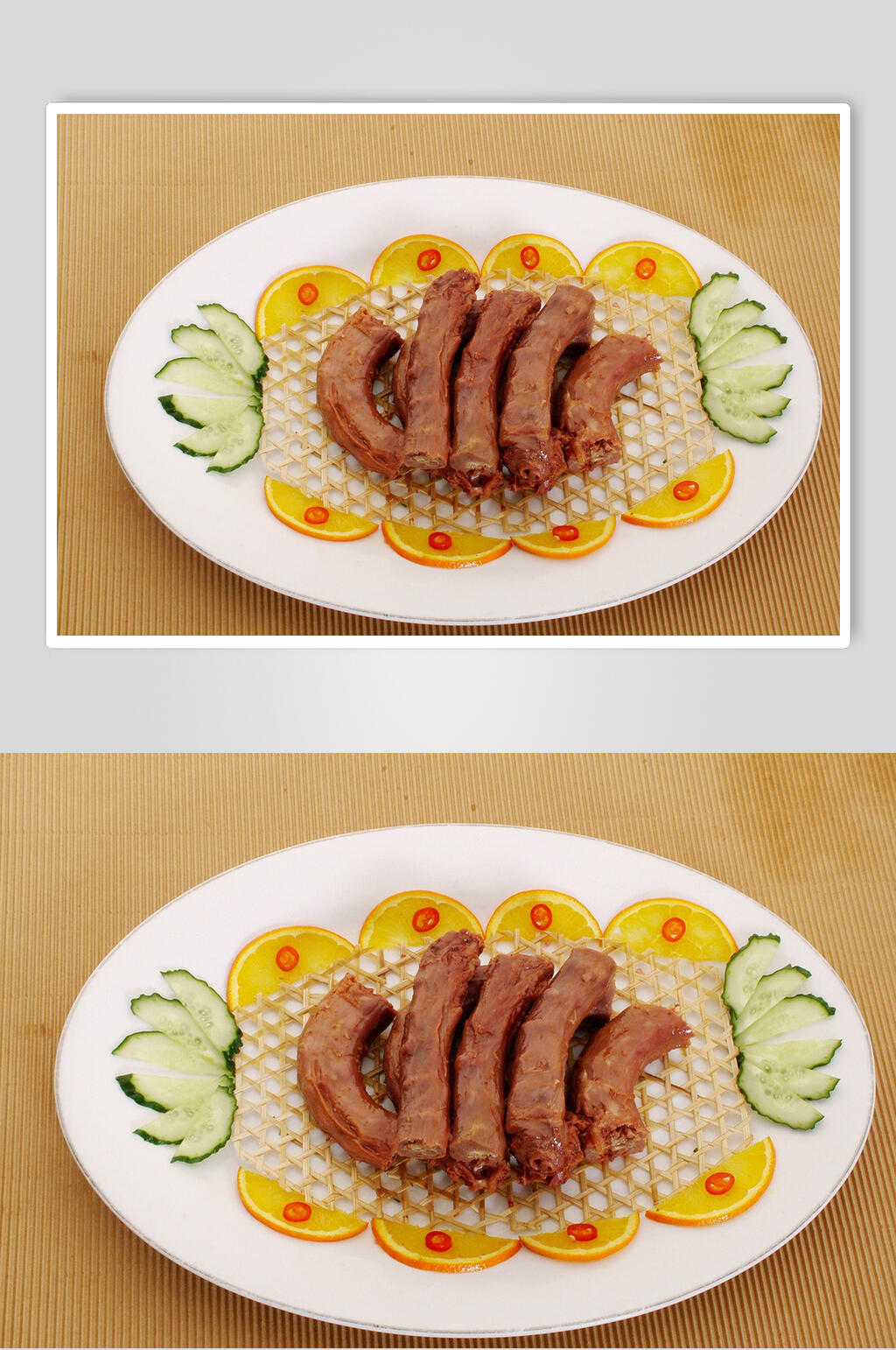 营养鸭脖鸭头鸭舌食品图片素材