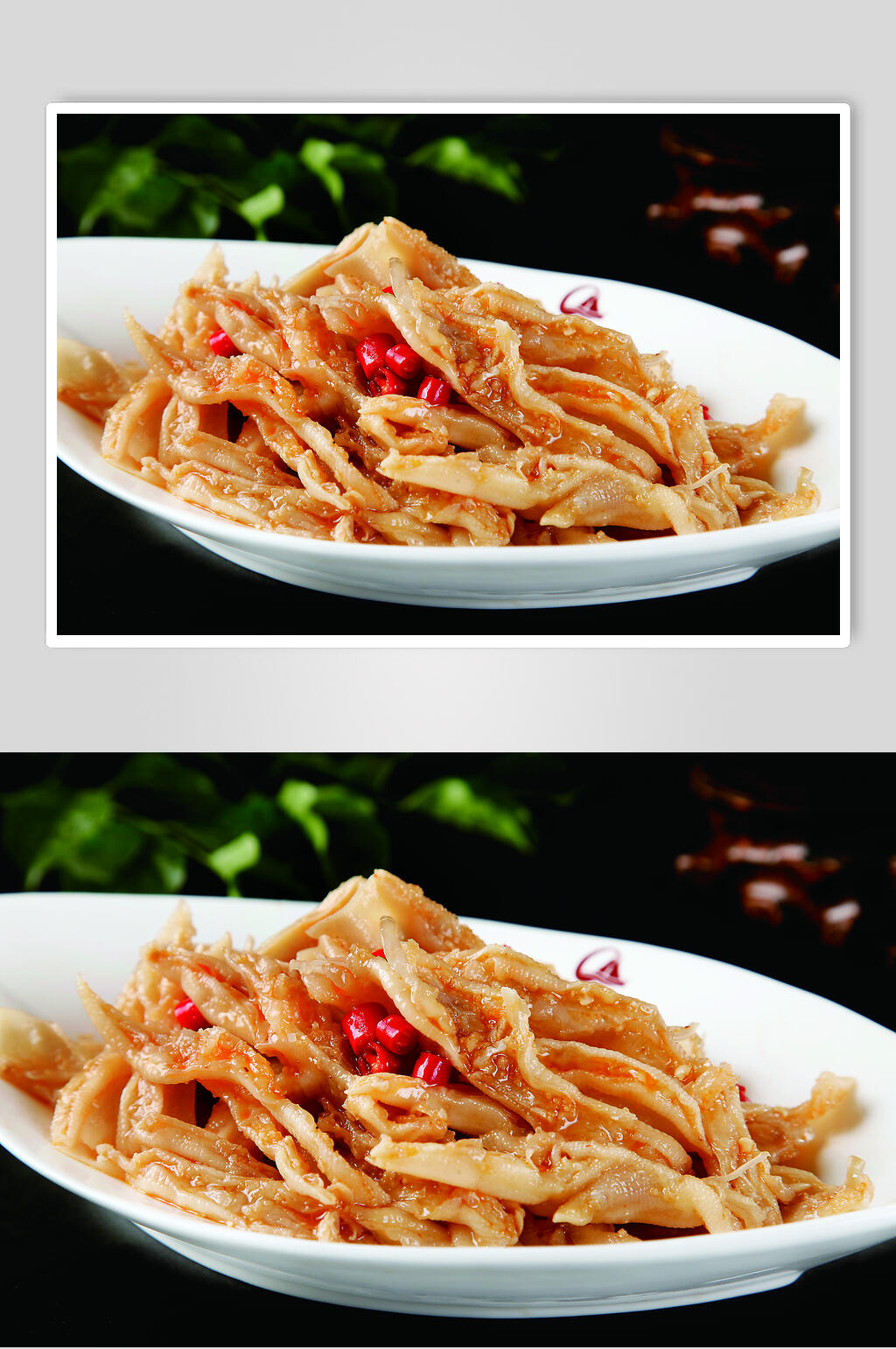 蒜香鸭掌食品摄影图片素材