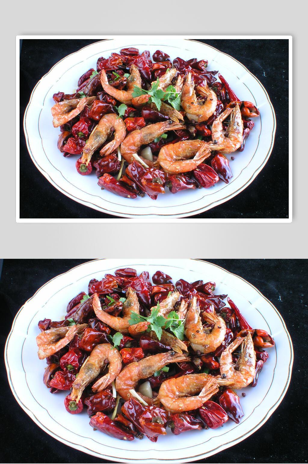 香辣虾家常菜食物高清图片素材