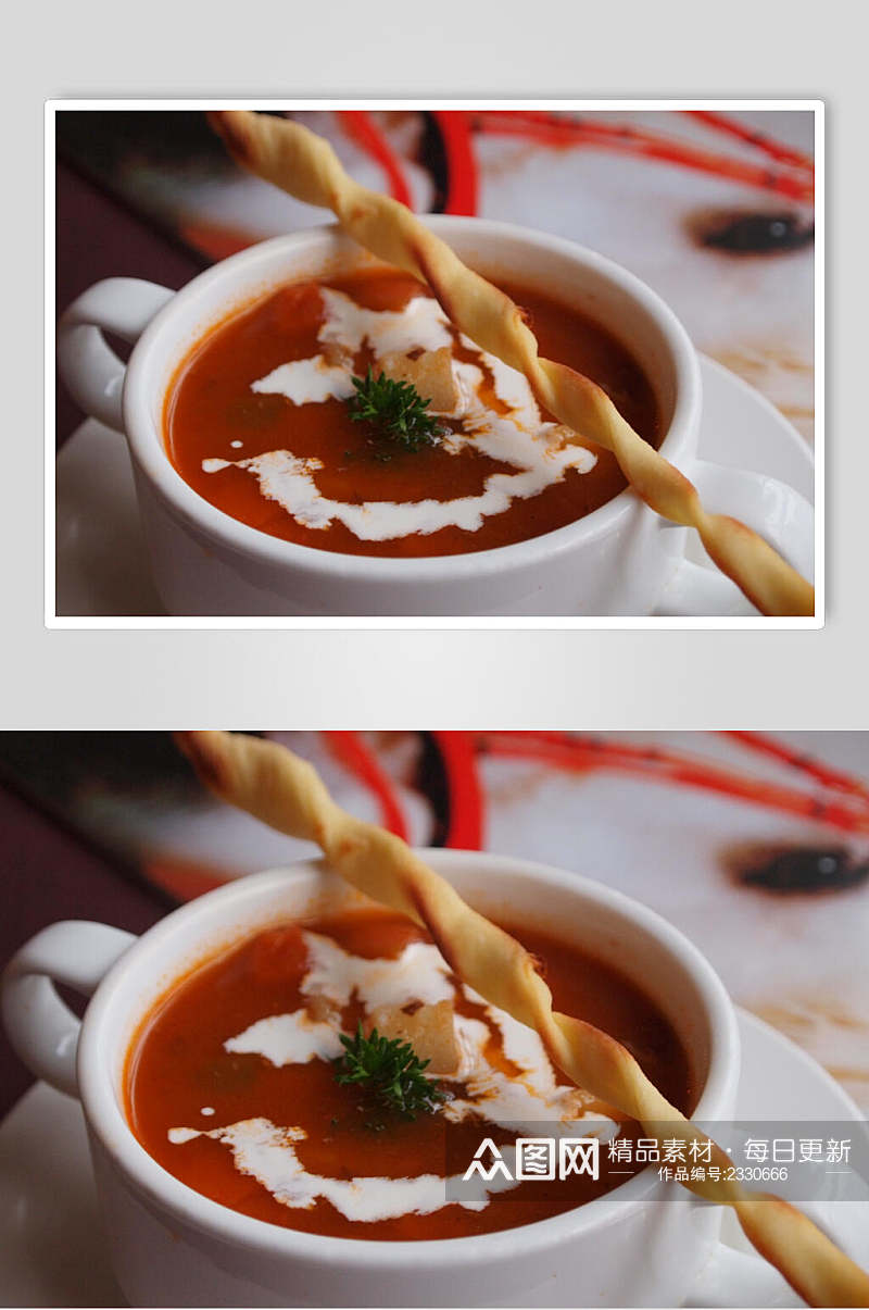 时尚罗宋汤食品图片素材