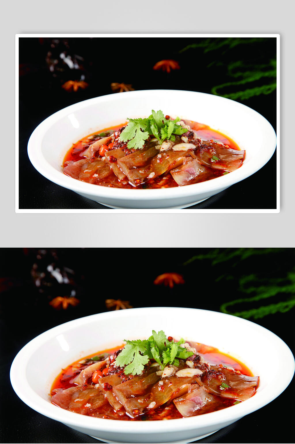醋泡牛筋食物高清图片素材