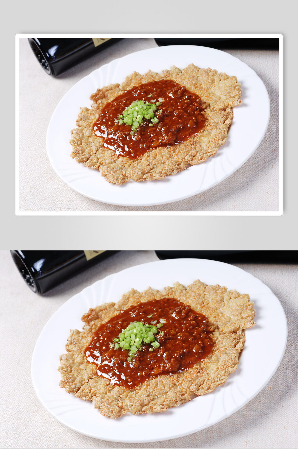 鱼香煎芙蓉食品高清图片素材