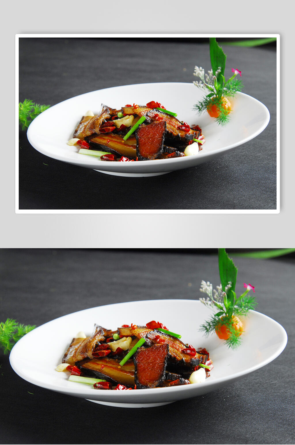 湘西老腊肉图片素材