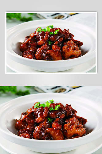 香粽牛腩煲食品摄影图片