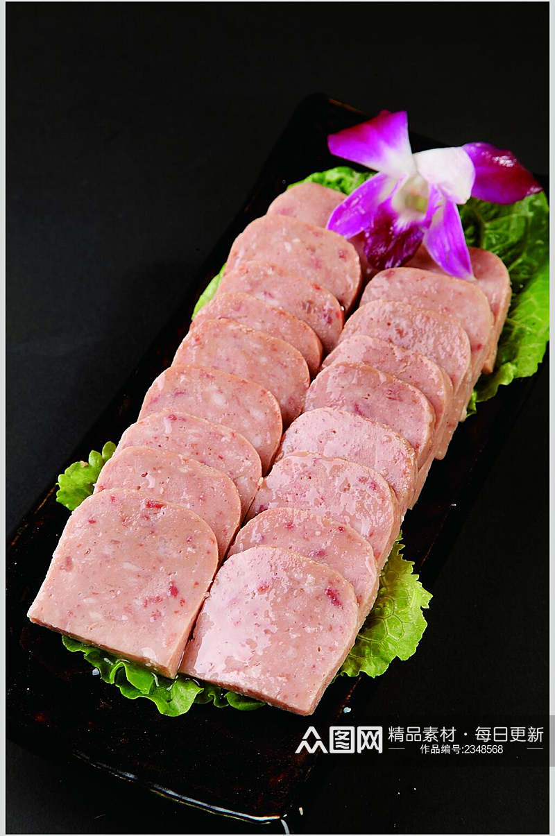 精品梅林干卤肉食品高清图片素材