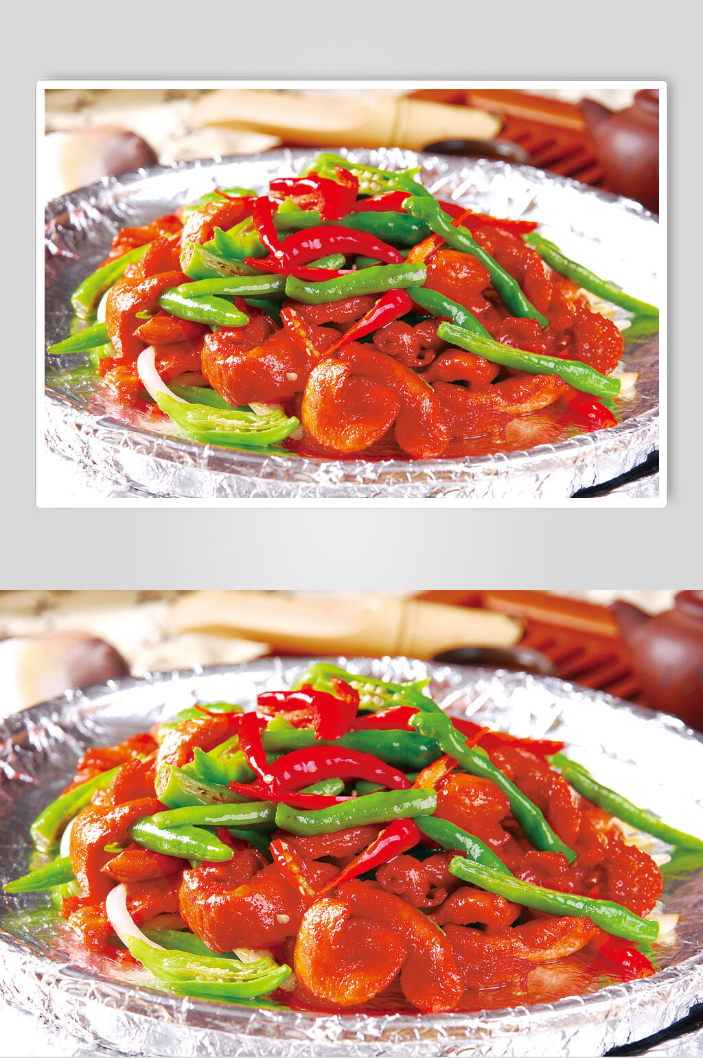 铁板格格肉食品摄影图片素材