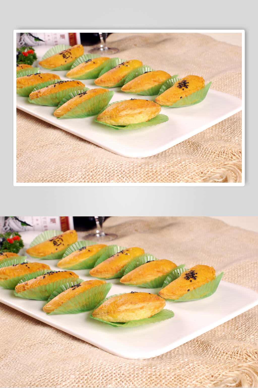 点心榴莲酥食品高清图片素材
